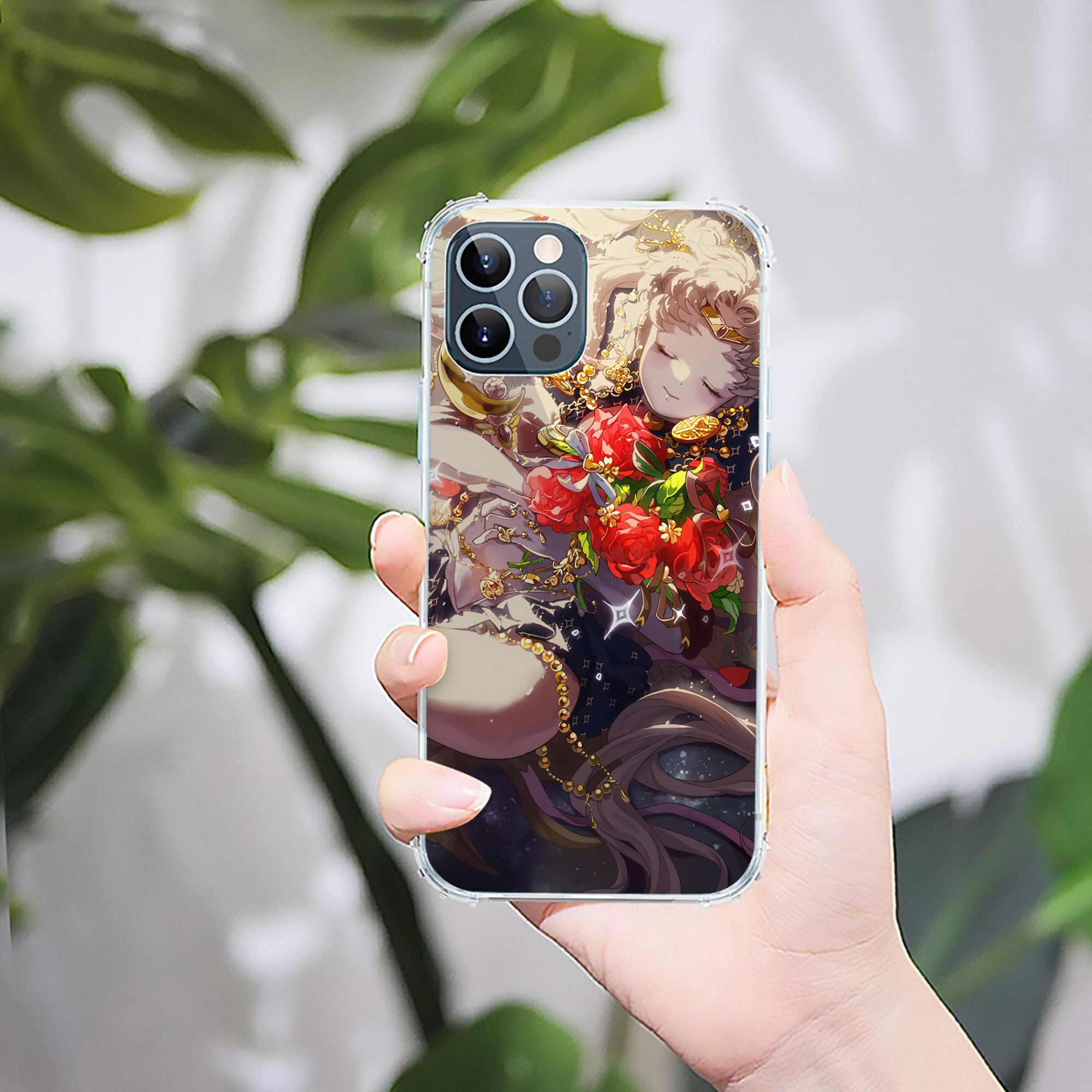 （画像用） 美少女戦士セーラームーン Sailor Moon 【iPhone 12シリーズ対応】透明スマホケース（クリアソフトケース）